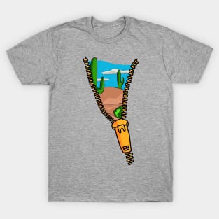 Zip Check - Desert Oasis T-Shirt